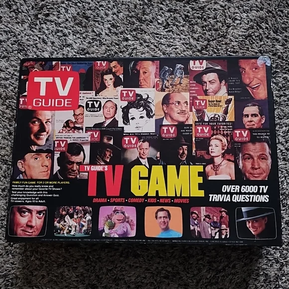 Vtg 1984 TV Guide Trivia Board Game- Complete - Picture 1 of 7